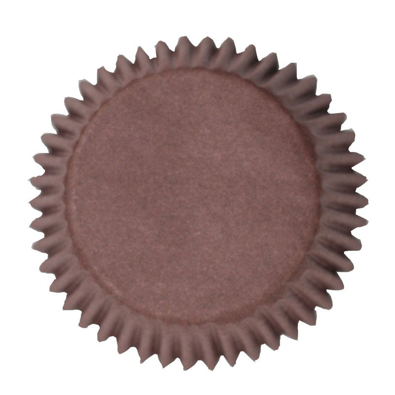 Brown Plain Cupcake Baking Cases - The Cooks Cupboard Ltd