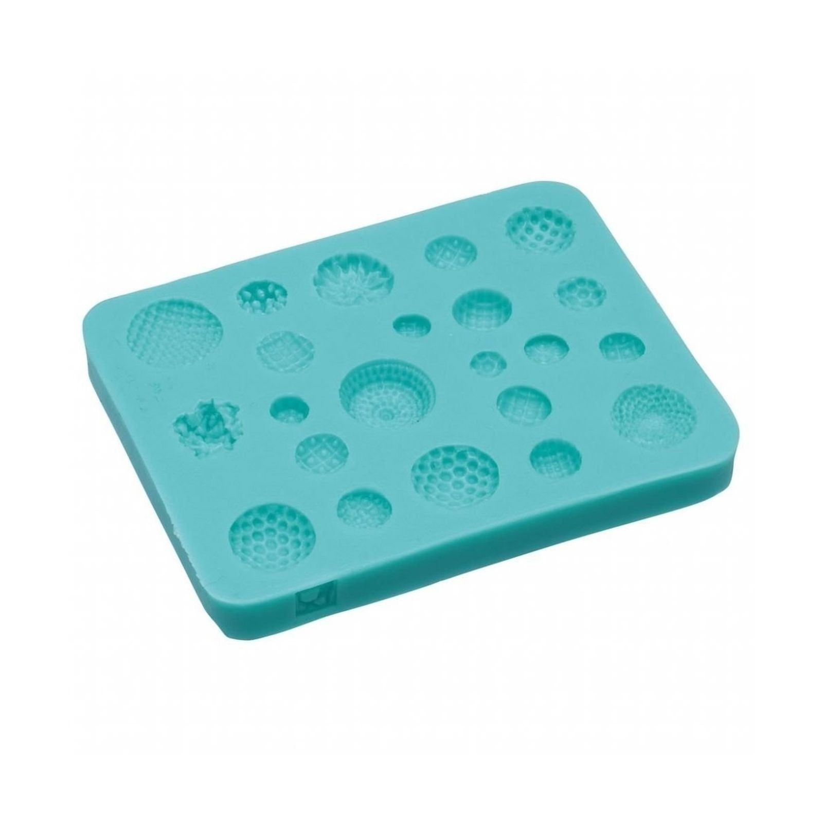 Kitchen Craft Sweetly does it-Buttons Easy Press Fondant Mould - The Cooks Cupboard Ltd