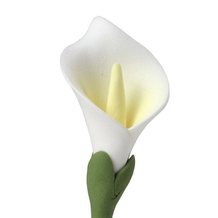 Gum Paste Calla Lily Floral Decorative Flower 60mm Approx. - Kate's Cupboard