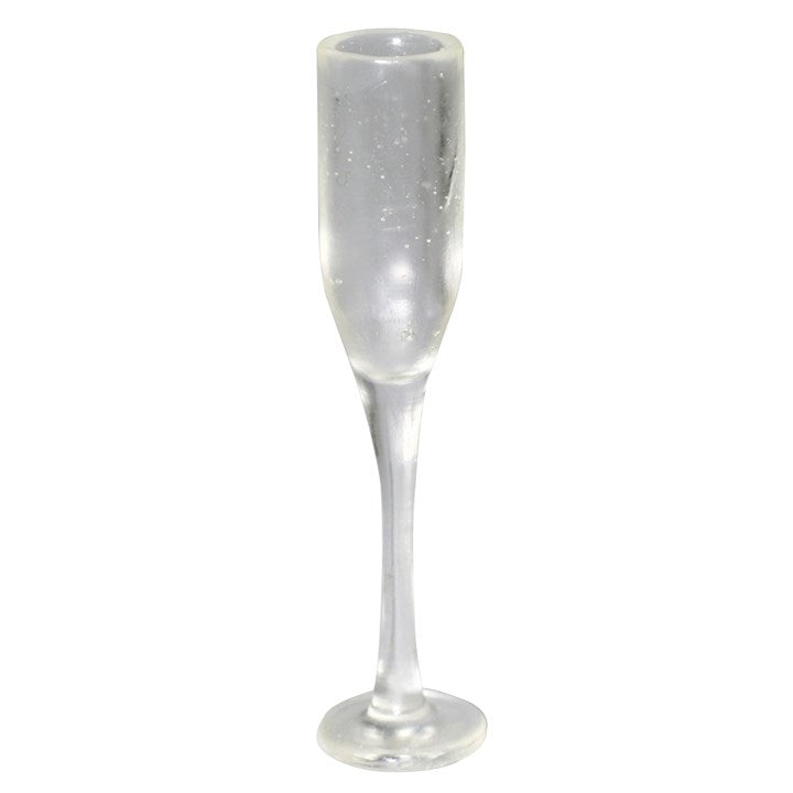 Plastic Champagne Flute - 60mm small cake decoration - The Cooks Cupboard Ltd