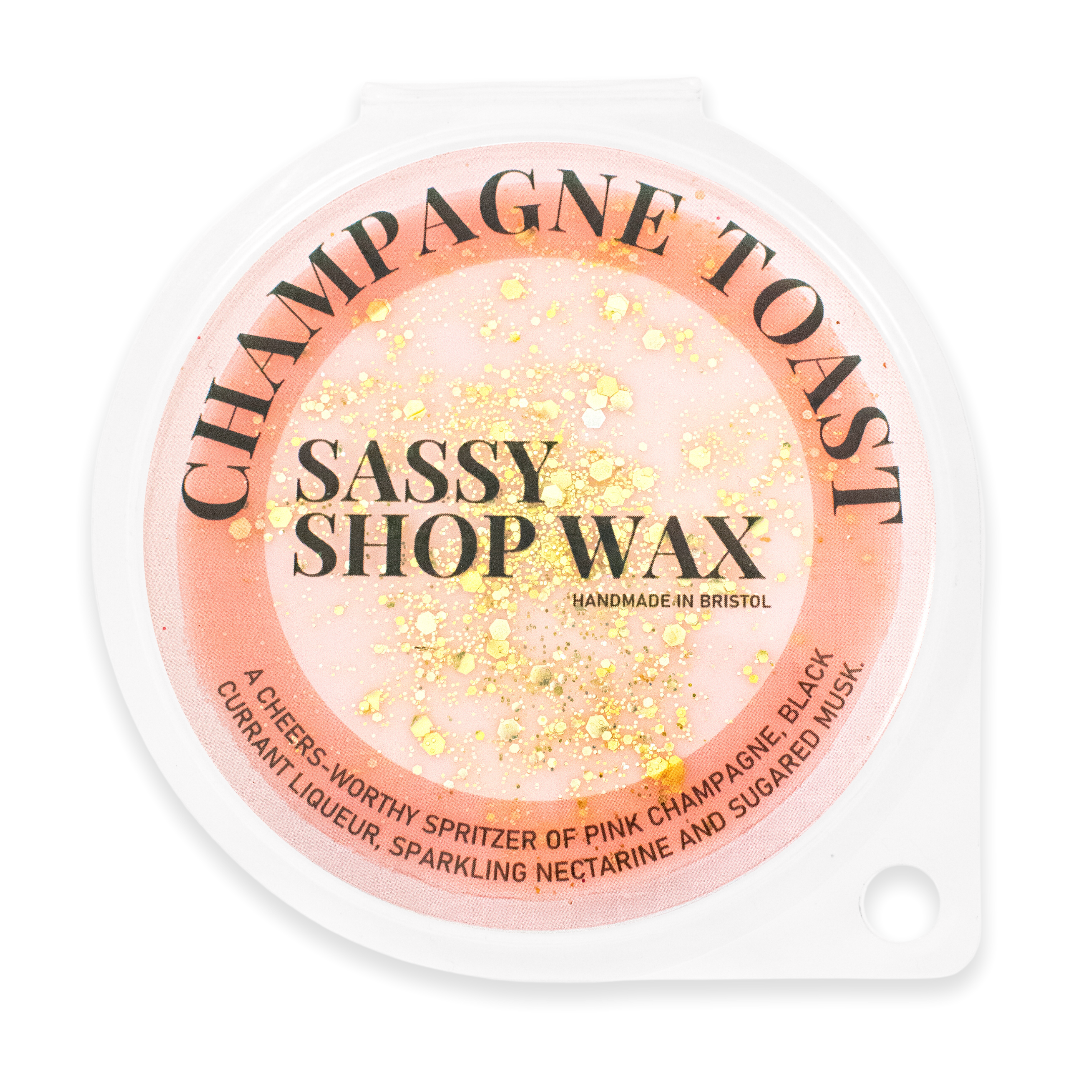 Wax Melt Champagne Toast Segment Pot by Sassy Shop Wax - Kate's Cupboard