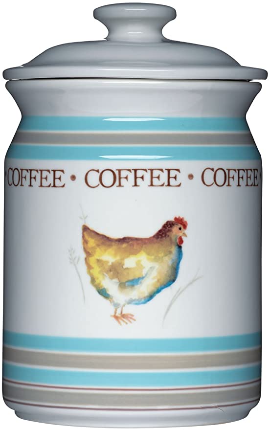 KitchenCraft Hen House Ceramic Coffee Jar Canister