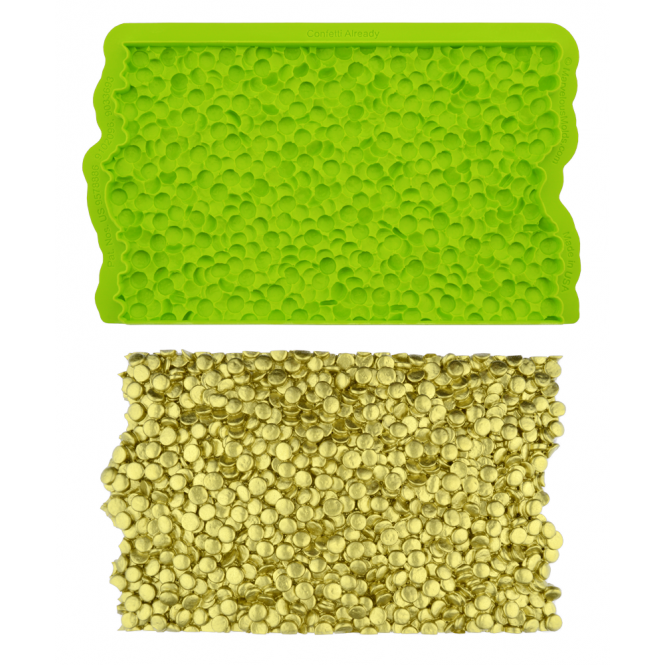 Marvelous Molds Simpress Textured Cake Panel Maker - Confetti Already