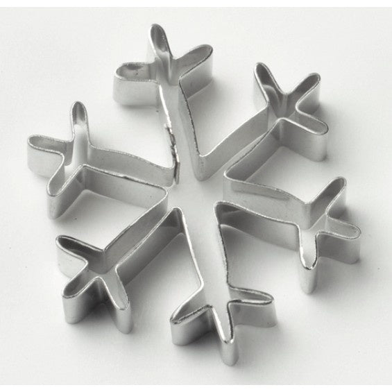 Culpitt Metal Snowflake cutter- small- 2cm - The Cooks Cupboard Ltd