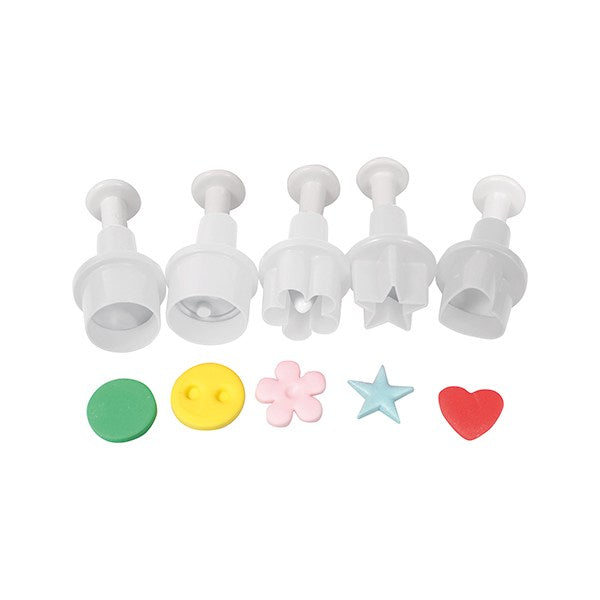 Cake Star Mini Plunger Cutter Set - 5 pieces - The Cooks Cupboard Ltd