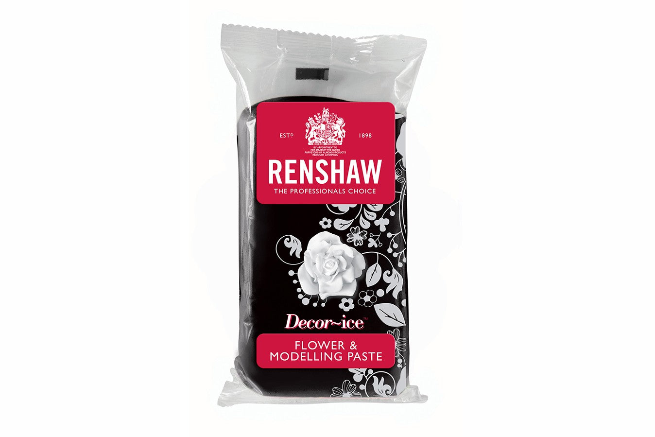 Renshaw Flower & Modelling Paste 250g Dahlia Black - The Cooks Cupboard Ltd
