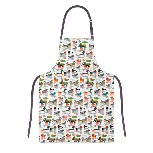 I Like Birds Cotton Apron ' The Ducks' - The Cooks Cupboard Ltd