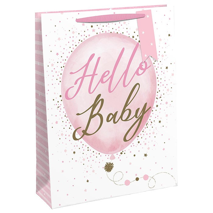 Hello Baby Girl Gift Bag - The Cooks Cupboard Ltd