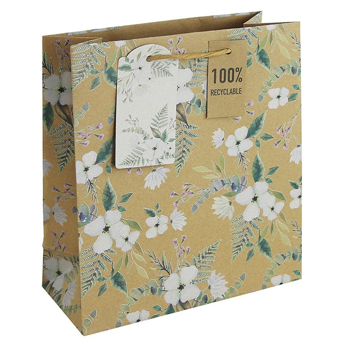Jeff Banks Floral Craft Design Gift Bag - Medium