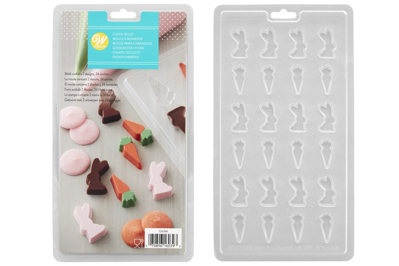 Wilton Mini Easter Bunny and Carrot Chocolate Mould - Kate's Cupboard