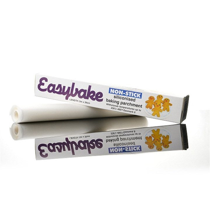 Siliconised Easy Bake Parchment Paper Roll - 5m X 30cm - Kate's Cupboard