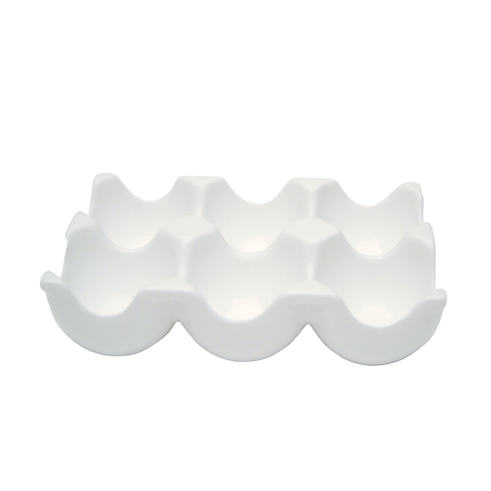 Maxwell & Williams White Ceramic 6 Egg Holder - The Cooks Cupboard Ltd