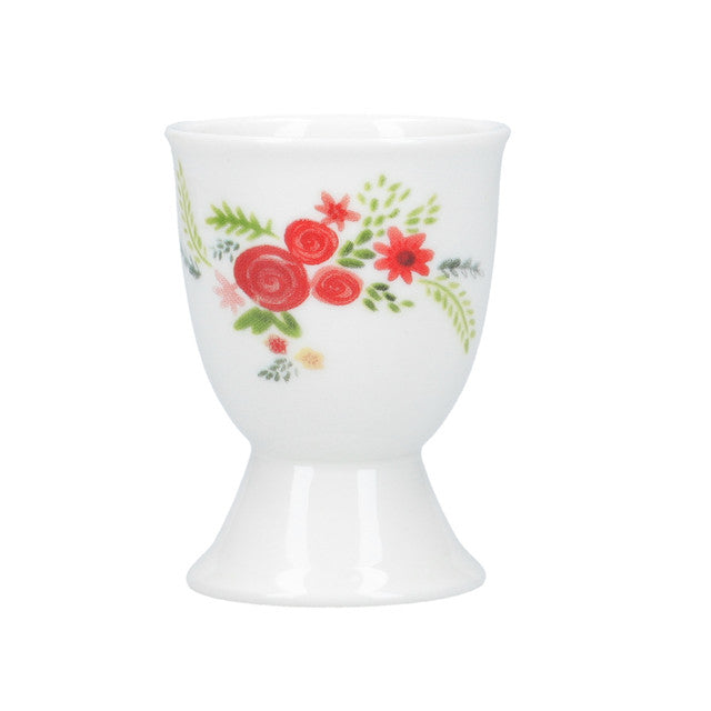 KitchenCraft Pretty Floral Porcelain Egg Cup