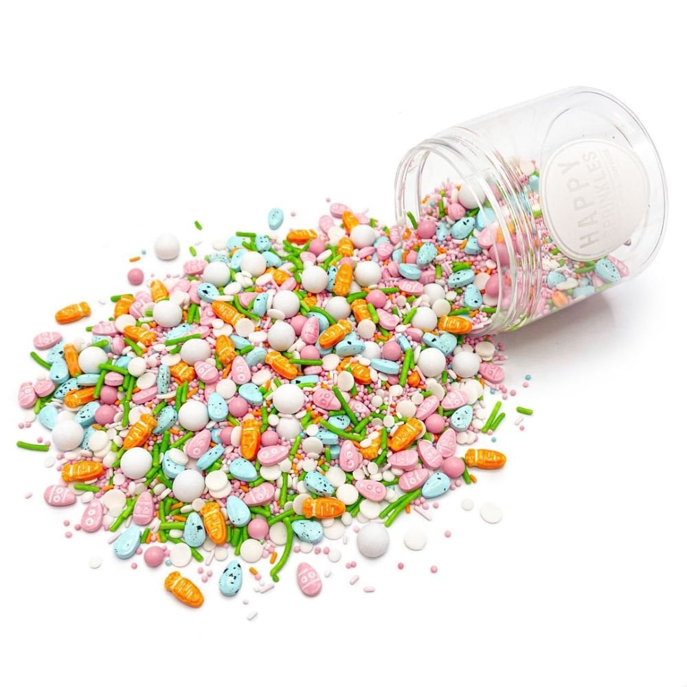 Happy Sprinkles - Luxury Edible Sprinkle Cake Decoration Mix -  So Egg-Cited Easter Theme