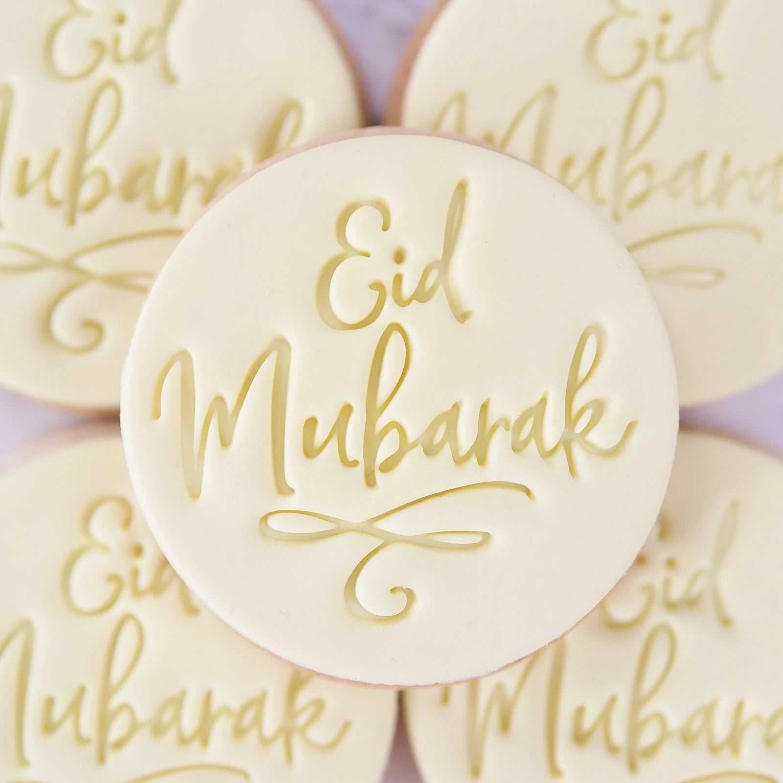 Sweet Stamp Cookie / Cupcake Embosser Press - Eid Mubarak - Kate's Cupboard