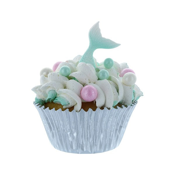 Deluxe Mermaid Cupcake Edible Decorating Topper Kit - The Cooks Cupboard Ltd