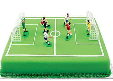 PME Football Match Cake Decoration Set - 9 Pieces