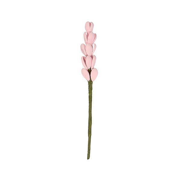 Gum Paste - Pink Lavender Flower Spray - 140mm Inc Wire - Kate's Cupboard
