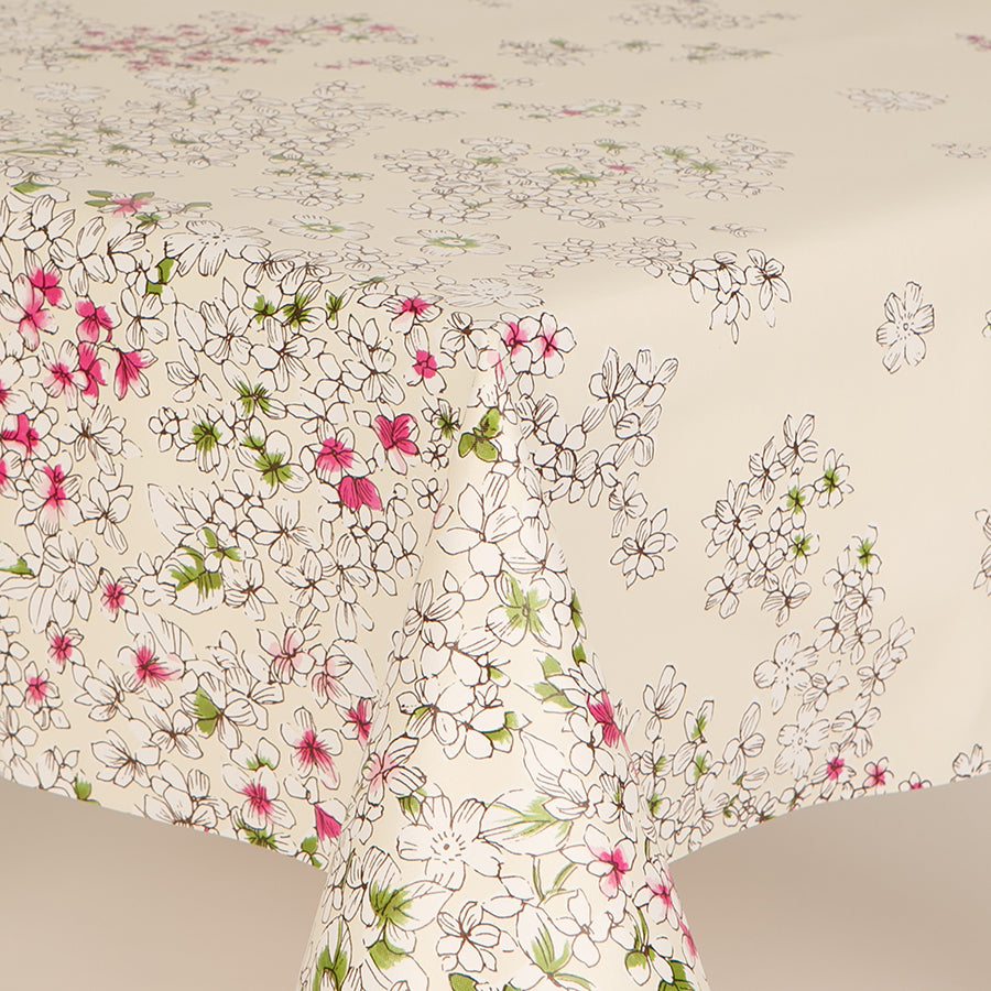 Floral Fantasy PVC Wipe Clean Vinyl Table Covering / Table Cloth - Kate's Cupboard