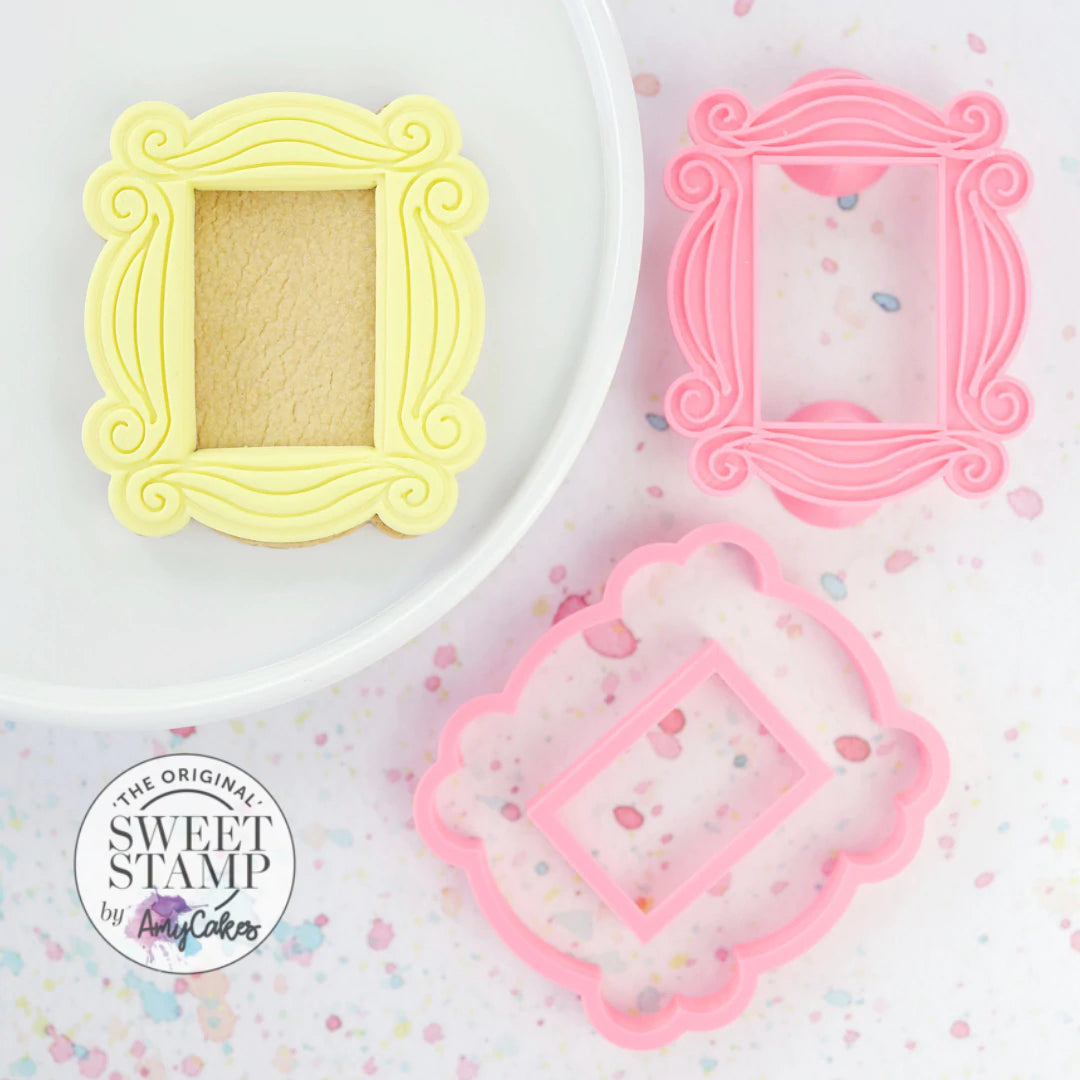 Sweet Stamp Set of Cutters - Photo Frame and Embosser - Kate's Cupboard