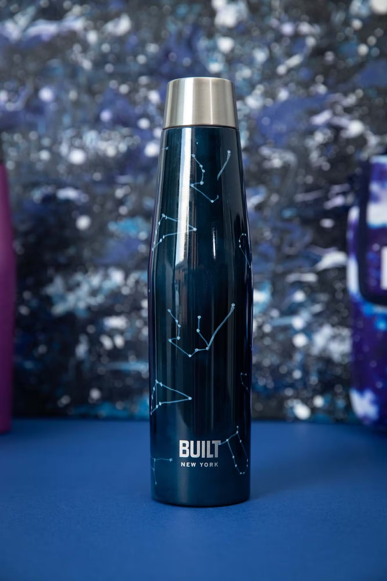 BUILT Apex 540ml Insulated Water Bottle - 'Galaxy' Design