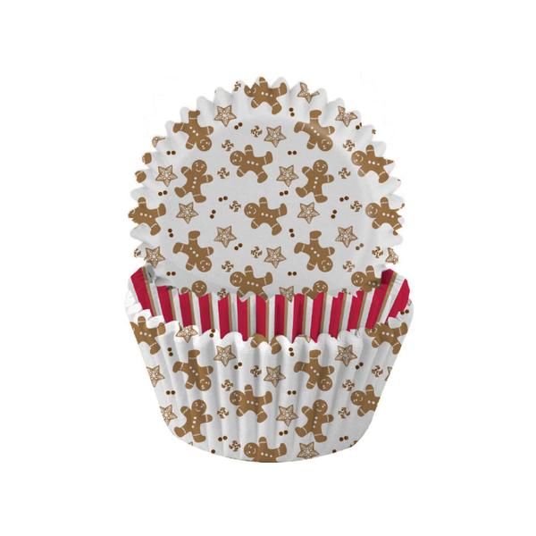 Gingerbread Swirl Cupcake Baking Cases Pack of 75 - The Cooks Cupboard Ltd