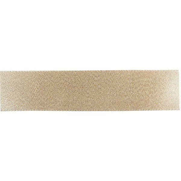 Gold glitter fleck Double faced Satin Ribbon 25 mm - The Cooks Cupboard Ltd