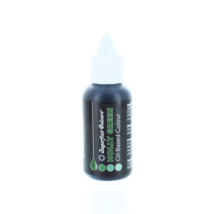 Sugarflair Oil Based Food Colour 30ml Colouring - Holly Green - Kate's Cupboard