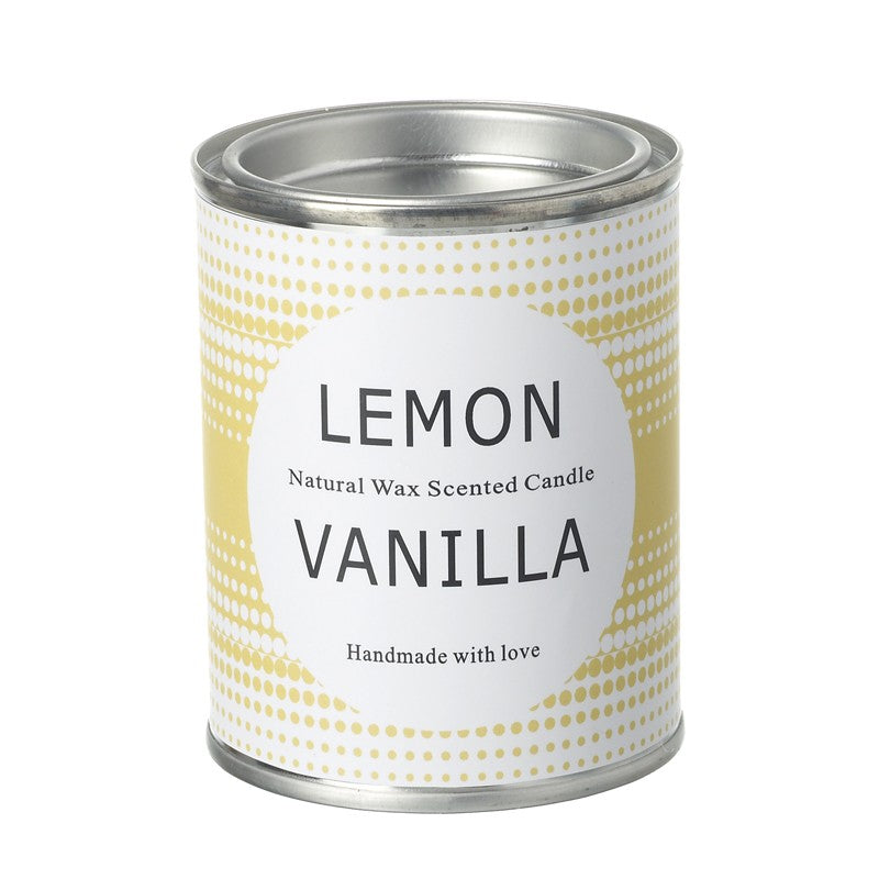 Lemon Vanilla Scented Tin Candle - Kate's Cupboard