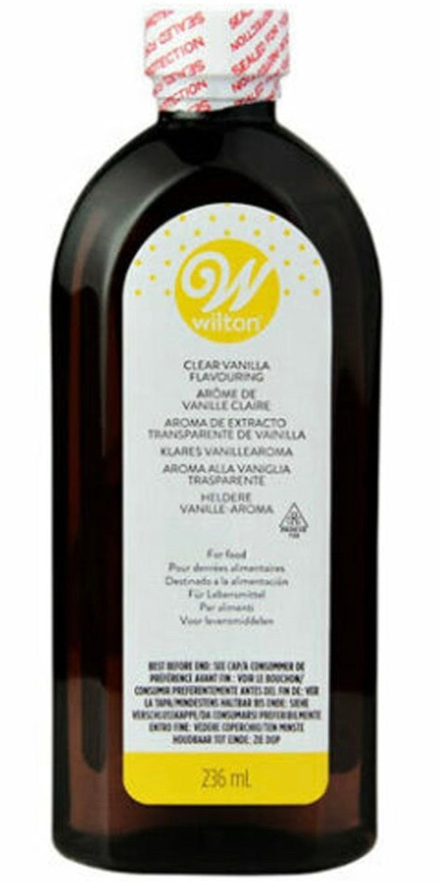 Wilton Clear Vanilla Extract Flavour  - 236ml - The Cooks Cupboard Ltd