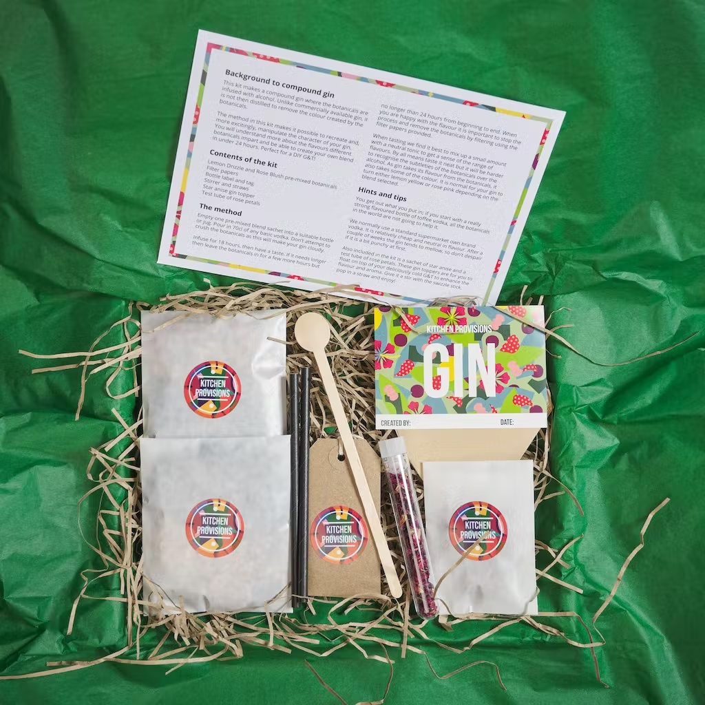Gin Etc. Gin Maker's Kit - Create your Gin The Mother's Ruin - The Letterbox Kit