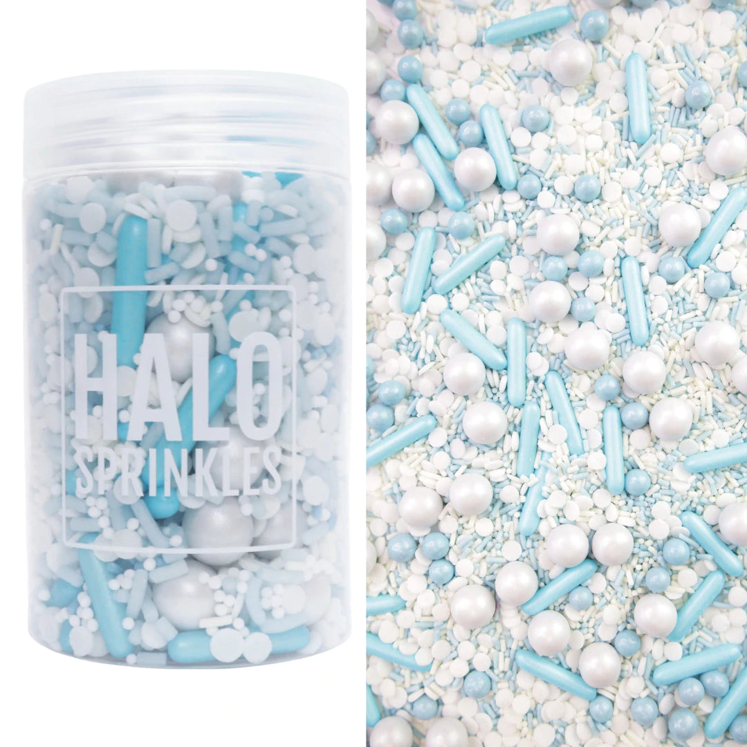 Halo Sprinkles - Luxury Edible Sprinkle Blend - New Arrival - Blue White - Kate's Cupboard