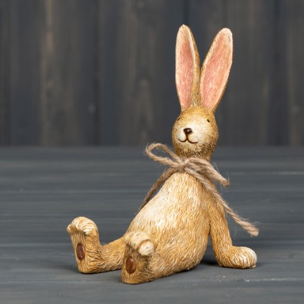 Relaxed Sitting Rabbit / hare Decorative Ornament - Kate's Cupboard