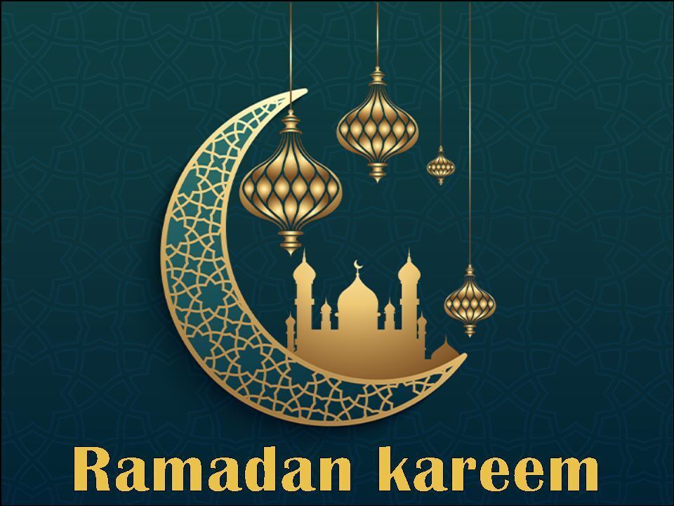 Ramadan Kareem Celebration Generous Ramadan Personalised Edible Printed Cake Topper Icing Sheet Rectangle / Oblong