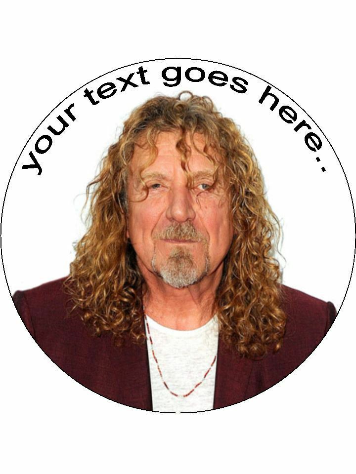 robert plant singer music artist Personalised Edible Cake Topper Round Icing Sheet - The Cooks Cupboard Ltd