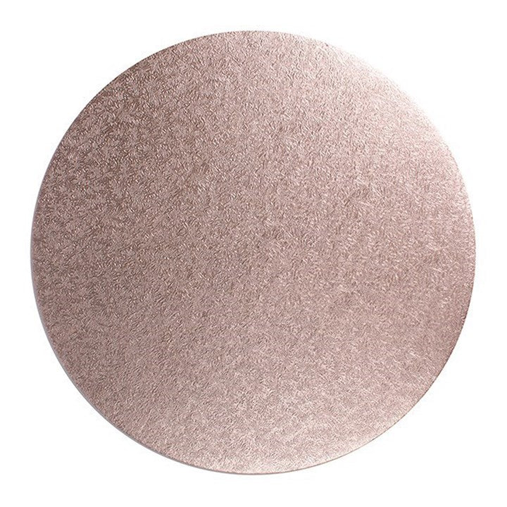 Round Cake Board Drum Rose Gold 8" - Kate's Cupboard