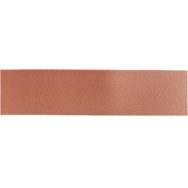 Rose Gold Double faced Satin Ribbon 15mm - The Cooks Cupboard Ltd