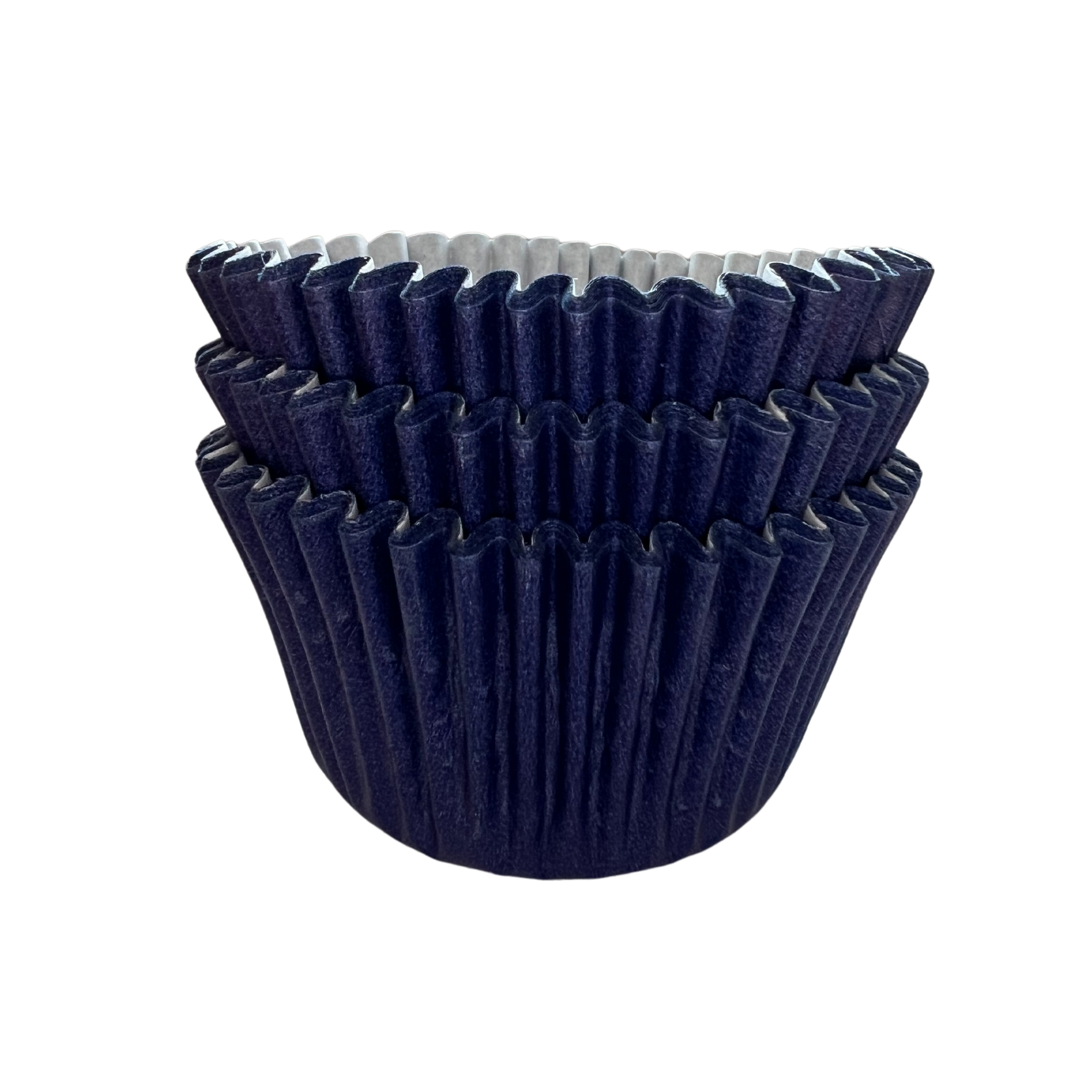 Paper Cupcake Baking Cases - pack of Approx 36 - Navy Blue
