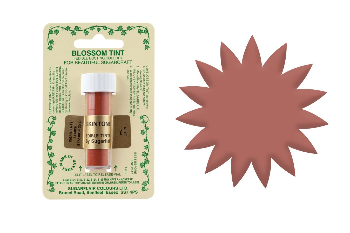 Sugarflair Blossom Tints Skintone - The Cooks Cupboard Ltd