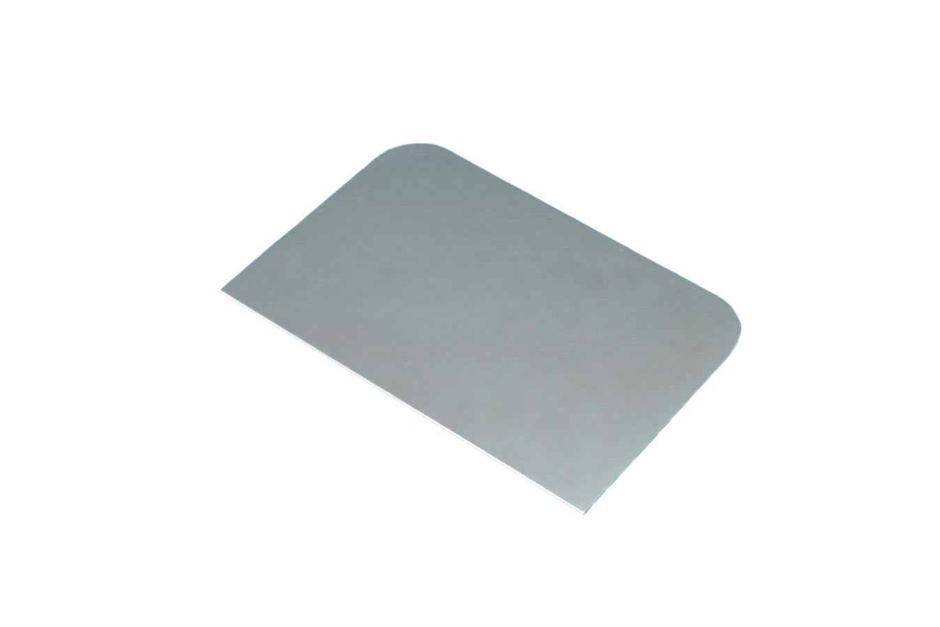 Stainless Steel Plain Sided Scraper - The Cooks Cupboard Ltd