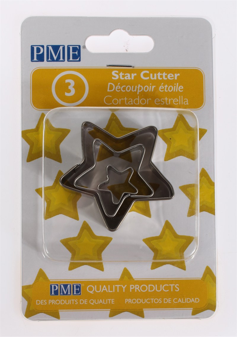 PME Star Cutters 3 piece Set - The Cooks Cupboard Ltd