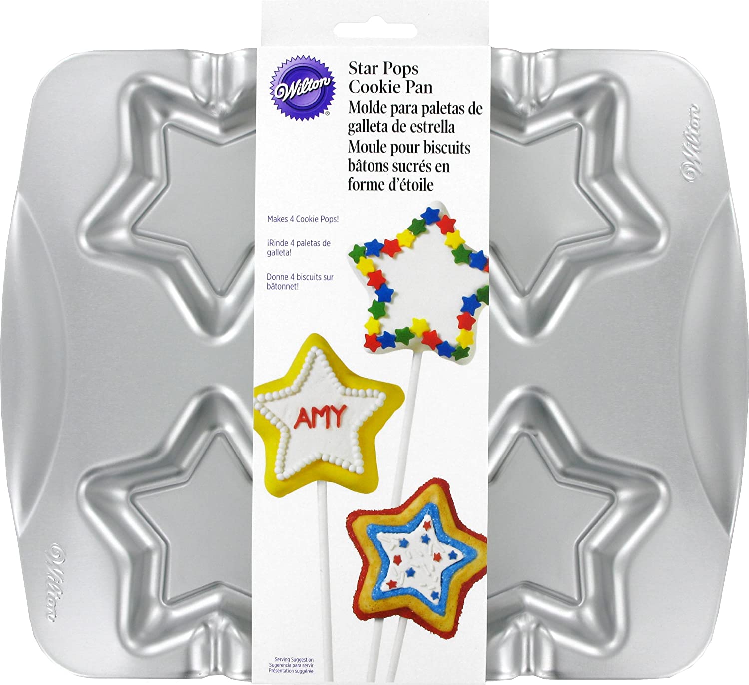 Wilton Star Pops Cookie Cakesicle Baking Pan - Kate's Cupboard