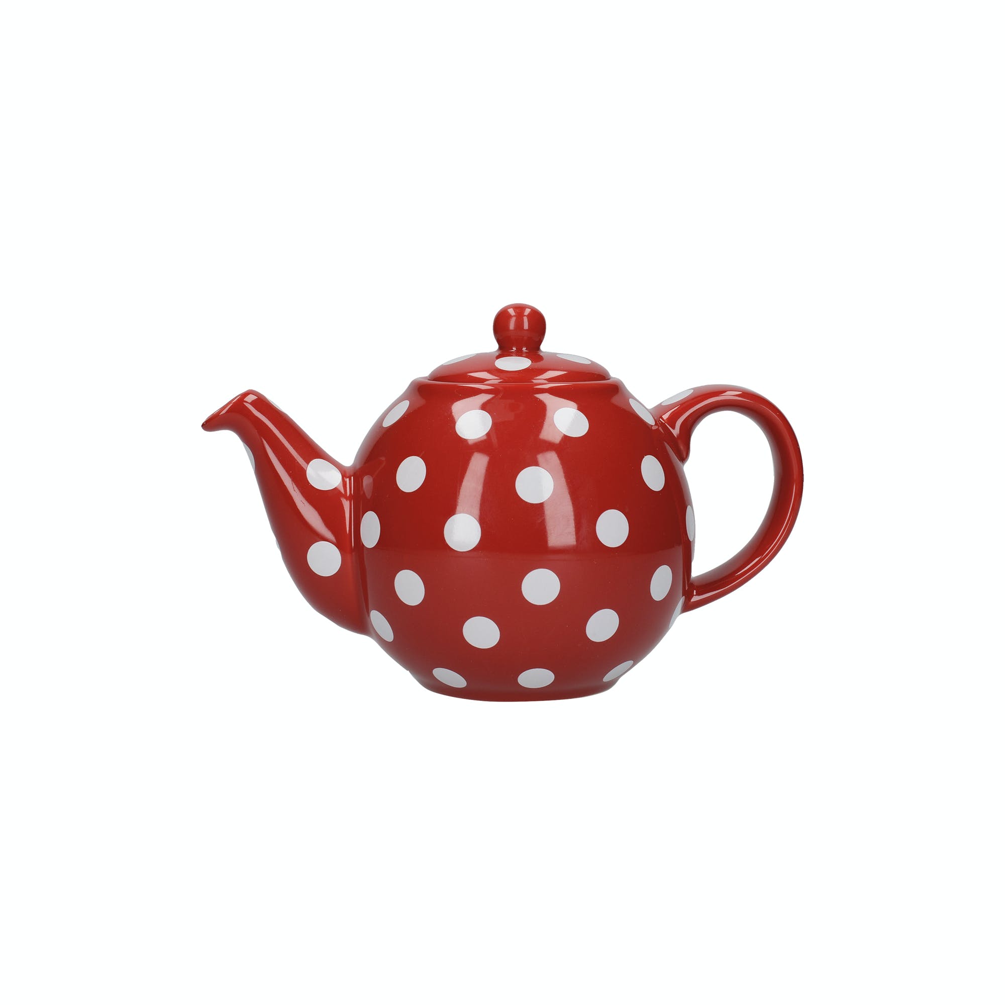 London Pottery Globe® 2 Cup Teapot Red With White Spots - Kate's Cupboard