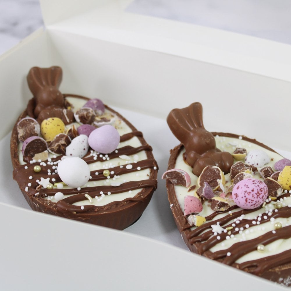 Easter Egg Box with Window - Perfect for Display and Transport of Easter Egg Cheesecakes