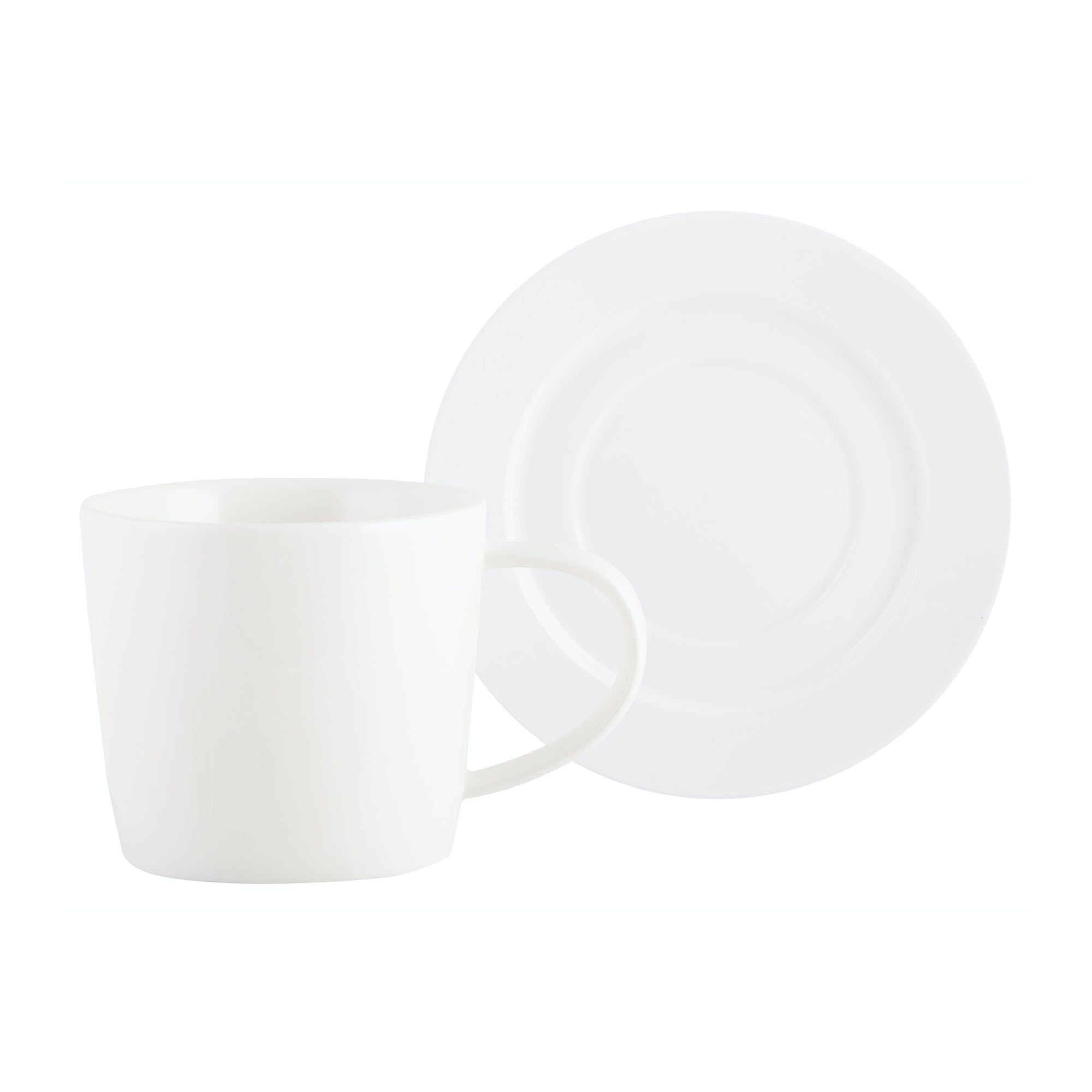 Mikasa M By Mikasa White Cup And Saucer - Kate's Cupboard